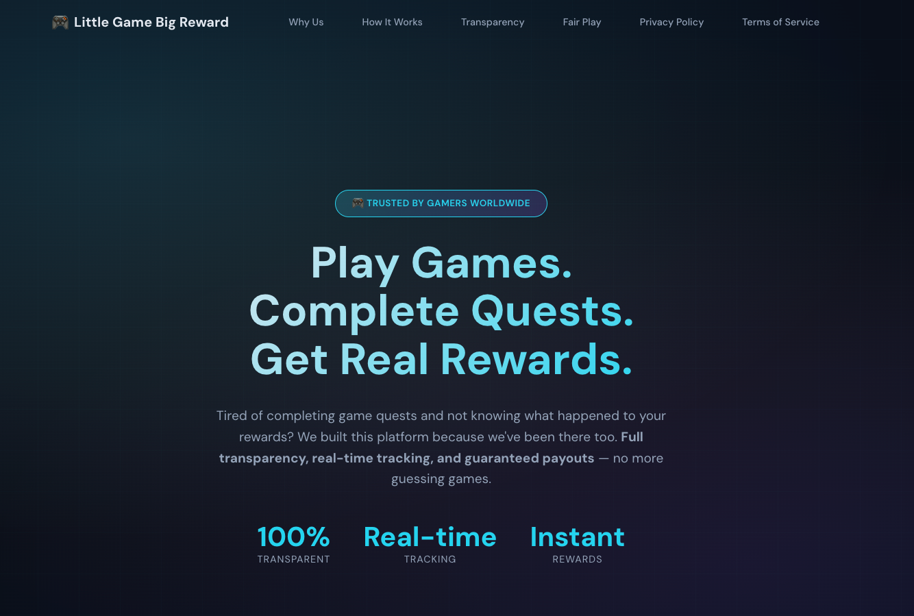 Little Game Big Reward